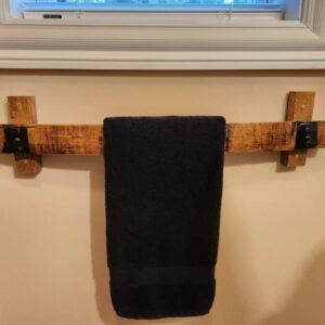 Barrel Stave Towel Rack