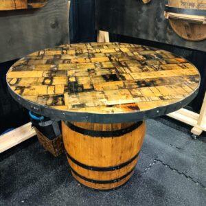 Barrel with Stave and Epoxy Resin tabletop