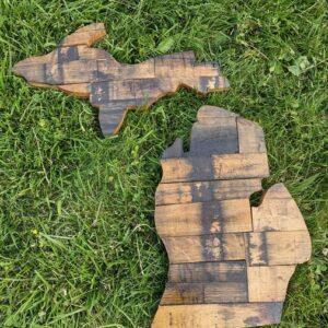 Michigan Barrel Stave Cut out