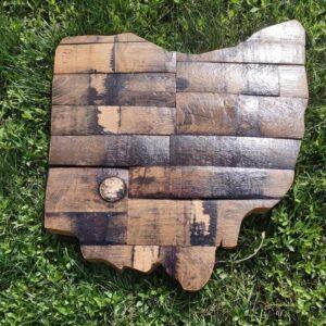 Ohio Barrel Stave Cut Out