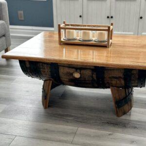 Bourbon Whiskey Barrel Coffee Table
