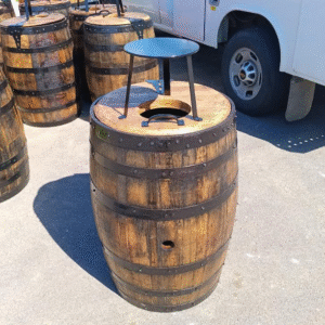 Deluxe Barrel Trash Can Cover