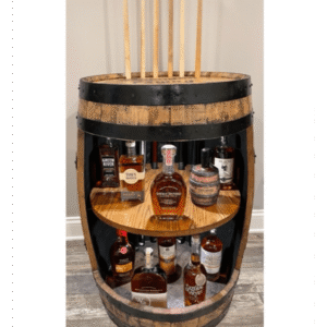 Whiskey Barrel Pool or Billiards Cabinet
