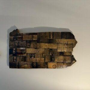 Pennsylvania Barrel stave state cutout