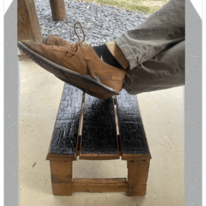 Barrel Stave Footrest or ottoman