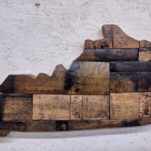 Barrel Stave Cut Out - Kentucky 3ft