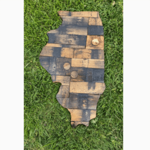 Illinois barrel stave cut out